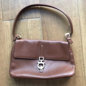 Salvatore Ferragamo Leather Hobo Purse